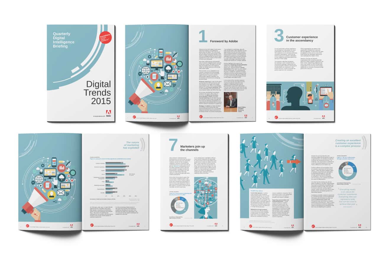 Econsultancy cover and spead designs