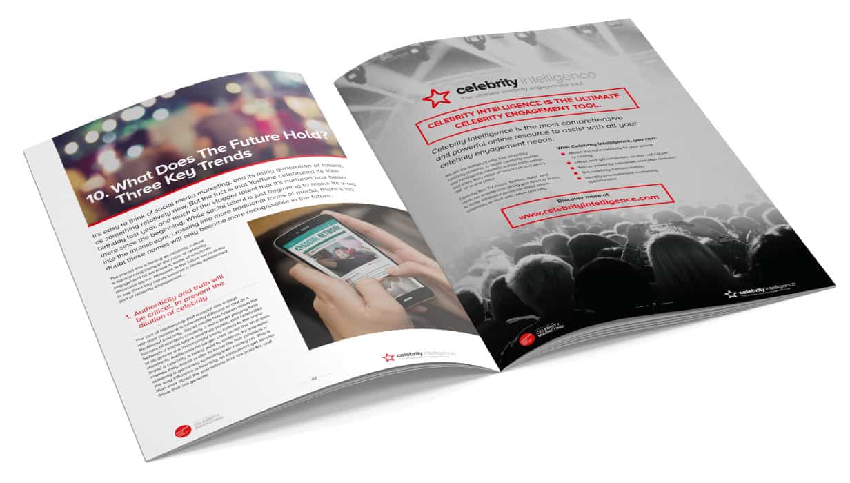 Celebrity brochure design for econsultancy