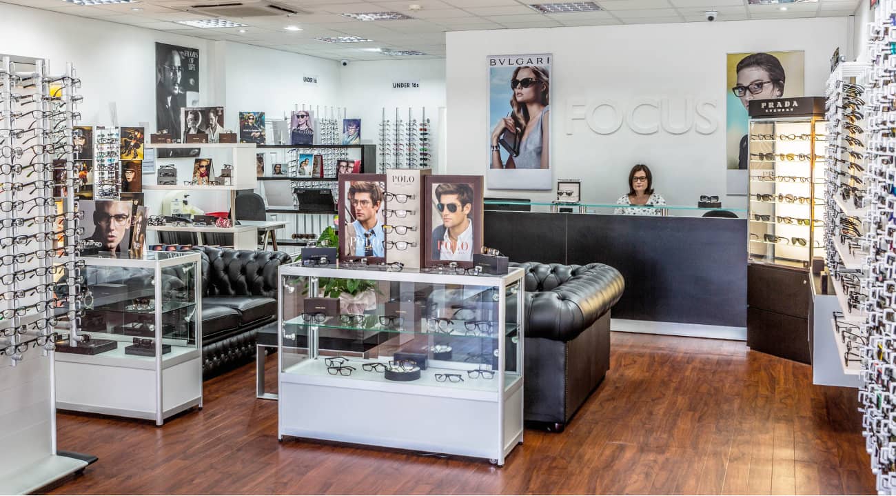 Focus glasses showroom leigh on sea