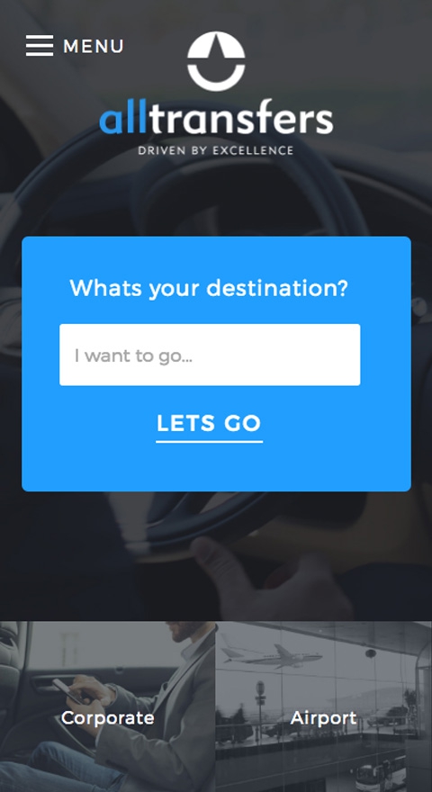 responsive website for vehicle booking appresponsive website for vehicle booking app