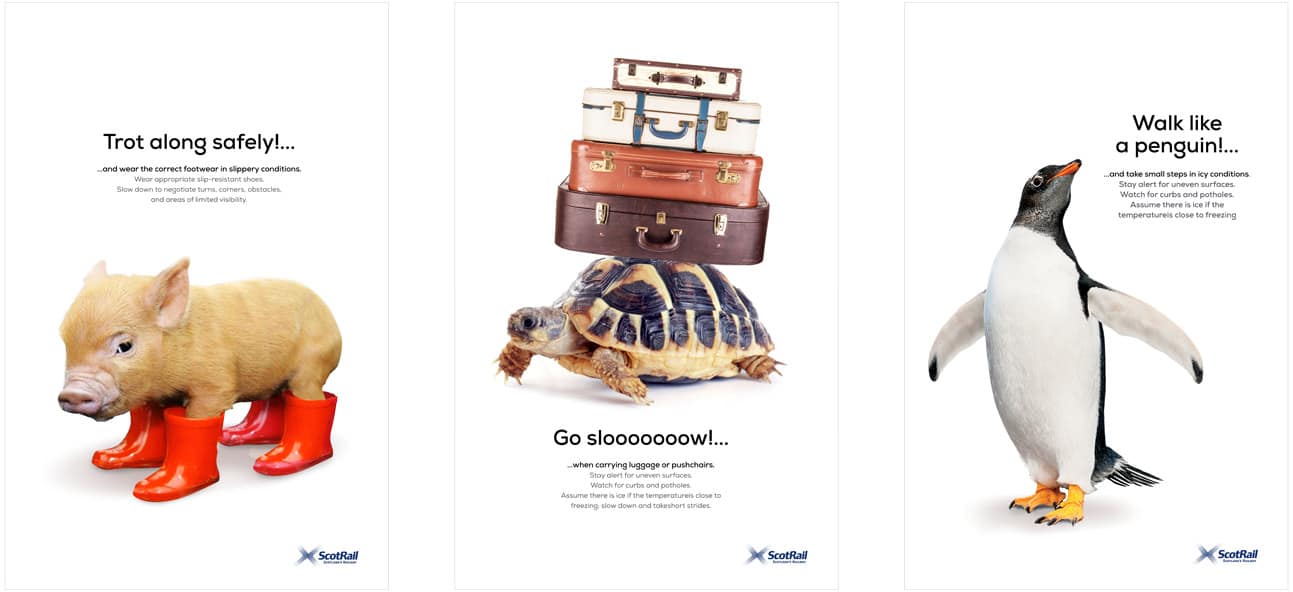 New scotrail posters for safety