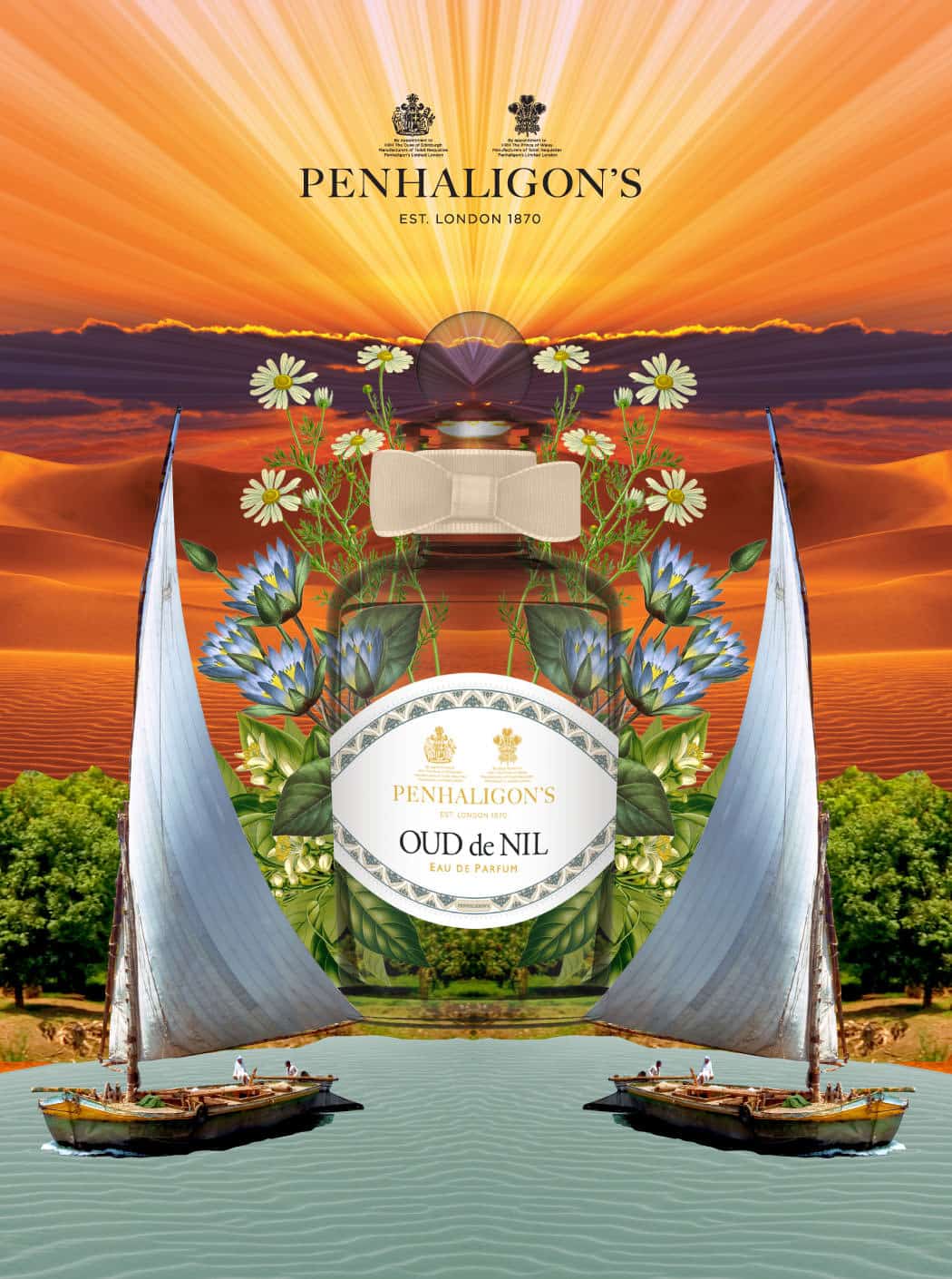 Penhaligons trade routes poster design