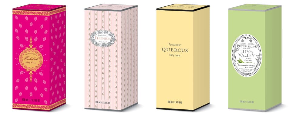 Penhaligons packaging designs