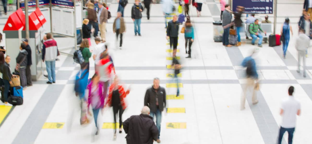 Train station design graphics