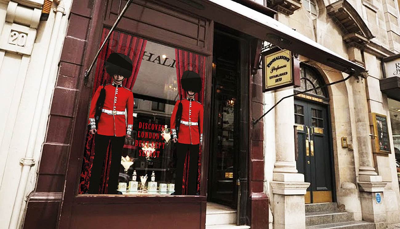 Penhalilgons store front design london