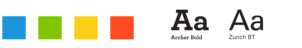 Council brand colours and fonts