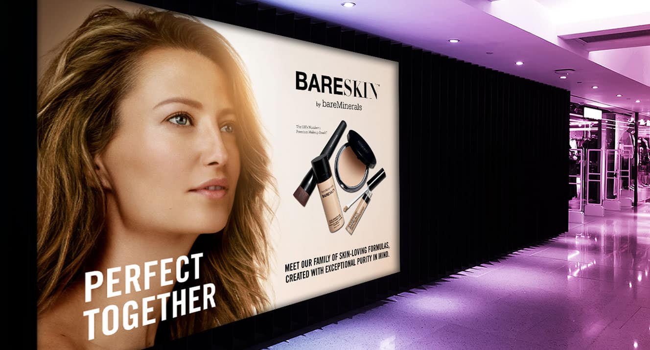 Bareminerals new advert - wall