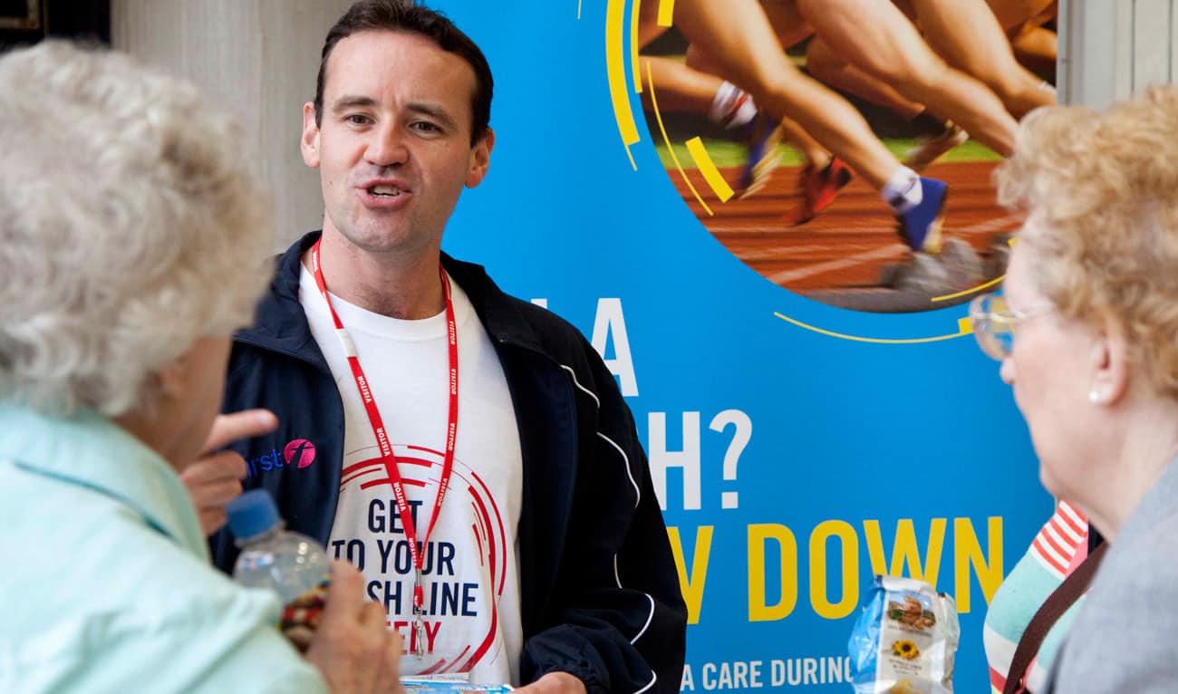 Olympic slow down campaign first rail