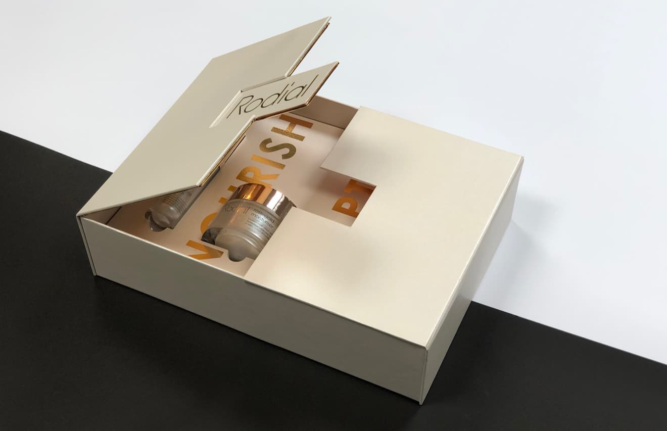 Rodial Press box, beauty boxes